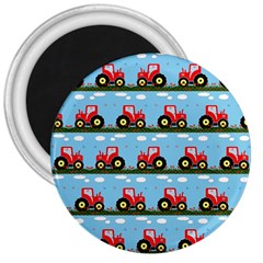 Toy Tractor Pattern 3  Magnets