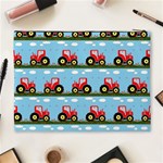 Toy Tractor Pattern Cosmetic Bag (XL) Back