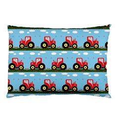 Toy Tractor Pattern Pillow Case (two Sides)