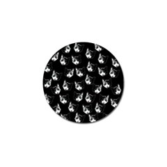 Cat Pattern Golf Ball Marker (10 Pack) by Valentinaart