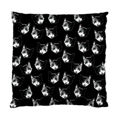 Cat Pattern Standard Cushion Case (one Side) by Valentinaart