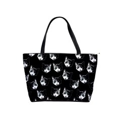 Cat Pattern Shoulder Handbags by Valentinaart