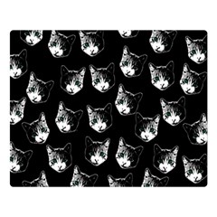 Cat Pattern Double Sided Flano Blanket (large)  by Valentinaart