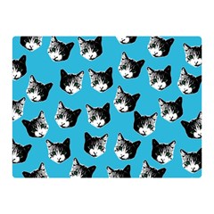 Cat Pattern Double Sided Flano Blanket (mini)  by Valentinaart