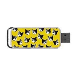 Cat Pattern Portable Usb Flash (one Side) by Valentinaart