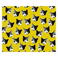 Cat Pattern Double Sided Flano Blanket (small)  by Valentinaart