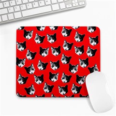 Cat Pattern Large Mousepads by Valentinaart