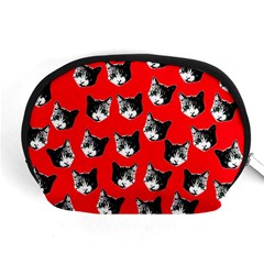 Cat Pattern Accessory Pouches (medium)  by Valentinaart