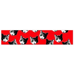 Cat Pattern Flano Scarf (small) by Valentinaart