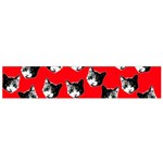 Cat pattern Flano Scarf (Small) Front