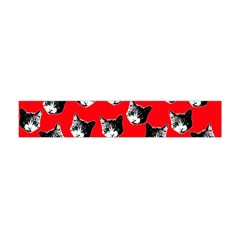 Cat Pattern Flano Scarf (mini) by Valentinaart