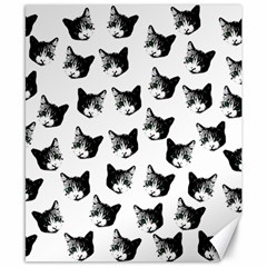 Cat Pattern Canvas 8  X 10 