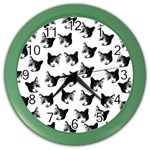 Cat pattern Color Wall Clocks Front