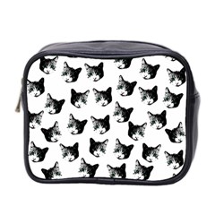 Cat Pattern Mini Toiletries Bag 2-side by Valentinaart