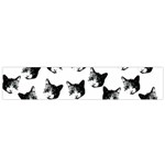 Cat pattern Flano Scarf (Small) Front