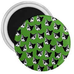 Cat Pattern 3  Magnets by Valentinaart