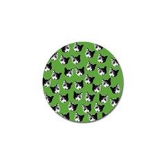 Cat Pattern Golf Ball Marker by Valentinaart