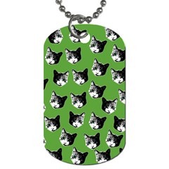 Cat Pattern Dog Tag (two Sides) by Valentinaart