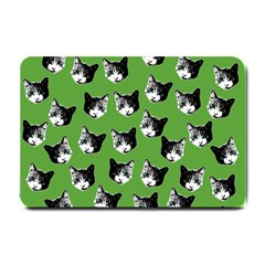 Cat Pattern Small Doormat  by Valentinaart