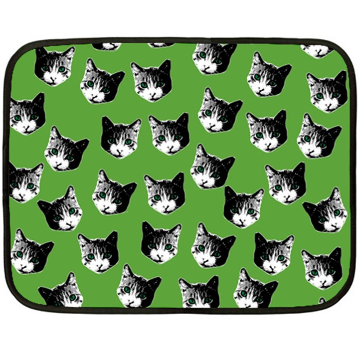 Cat pattern Fleece Blanket (Mini)