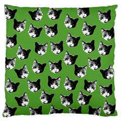 Cat Pattern Standard Flano Cushion Case (two Sides) by Valentinaart