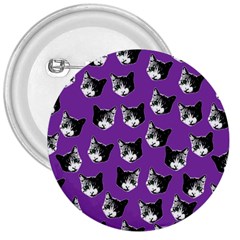 Cat Pattern 3  Buttons by Valentinaart