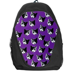 Cat Pattern Backpack Bag by Valentinaart