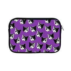 Cat Pattern Apple Ipad Mini Zipper Cases by Valentinaart