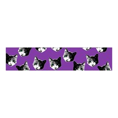 Cat Pattern Velvet Scrunchie