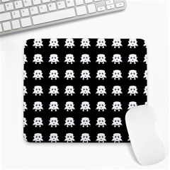 Emoji Baby Vampires Pattern Large Mousepads by dflcprints