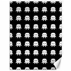 Emoji Baby Vampires Pattern Canvas 36  X 48   by dflcprints