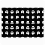 Emoji Baby Vampires Pattern Large Glasses Cloth (2-Side) Front