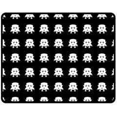 Emoji Baby Vampires Pattern Double Sided Fleece Blanket (medium) 