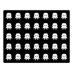 Emoji Baby Vampires Pattern Double Sided Flano Blanket (large)  by dflcprints