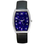 /r/Place Indigo Barrel Style Metal Watch Front