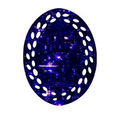 /r/Place Indigo Ornament (Oval Filigree)