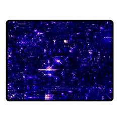 /r/place Indigo Double Sided Fleece Blanket (small)  by rplace