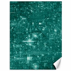 /r/place Emerald Canvas 36  X 48   by rplace