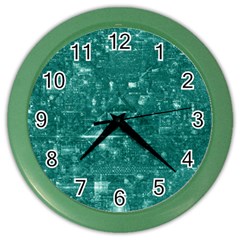 /r/place Emerald Color Wall Clocks by rplace