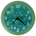 /r/Place Emerald Color Wall Clocks Front