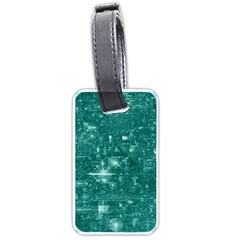 /r/place Emerald Luggage Tags (one Side)  by rplace