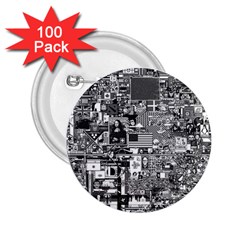 /r/place Retro 2 25  Buttons (100 Pack) 