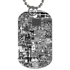 /r/place Retro Dog Tag (one Side) by rplace