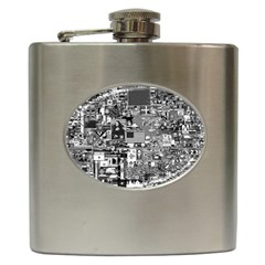 /r/place Retro Hip Flask (6 Oz) by rplace