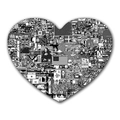 /r/place Retro Heart Mousepads by rplace