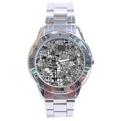 /r/place Retro Stainless Steel Analogue Watch by rplace