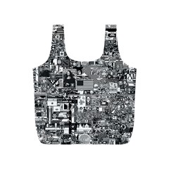 /r/place Retro Full Print Recycle Bags (s)  by rplace