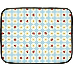 Ladybugs Pattern Fleece Blanket (mini) by linceazul