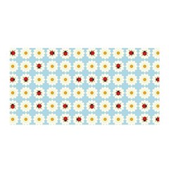 Ladybugs Pattern Satin Wrap by linceazul