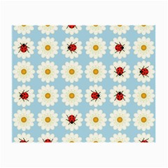 Ladybugs Pattern Small Glasses Cloth by linceazul